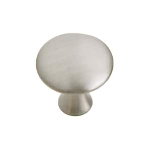 Charlton Brushed Nickel Cabinet Knob, 1.2" Diameter