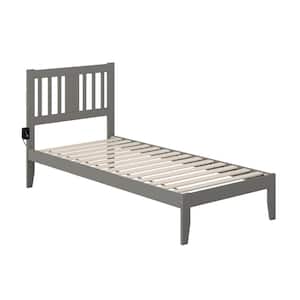 Tahoe Twin Extra Long Bed with USB Turbo Charger in Grey