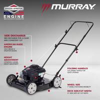 20 in. 125 cc Briggs & Stratton Walk Behind Gas Push Lawn Mower with 4 Wheel Height Adjustment and Prime 'N Pull Start