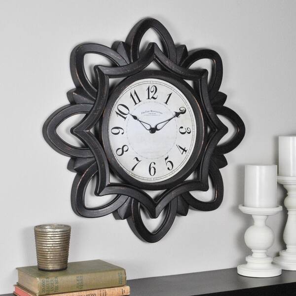 FirsTime 20 in. Rosette Wall Clock