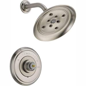 Cassidy 14 Series 1-Handle Shower Faucet Trim Kit Only in Stainless (Valve and Handles Not Included)