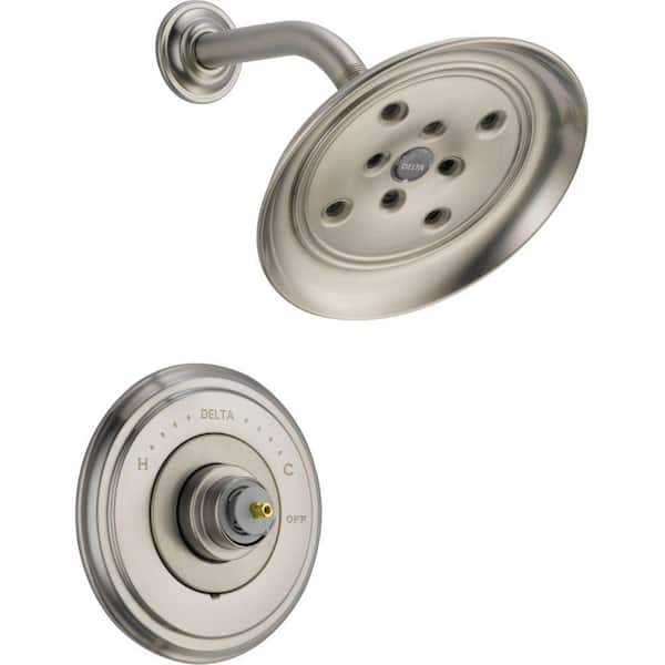 Delta Cassidy 14 Series 1-Handle Shower Faucet Trim Kit Only in Stainless (Valve and Handles Not Included)