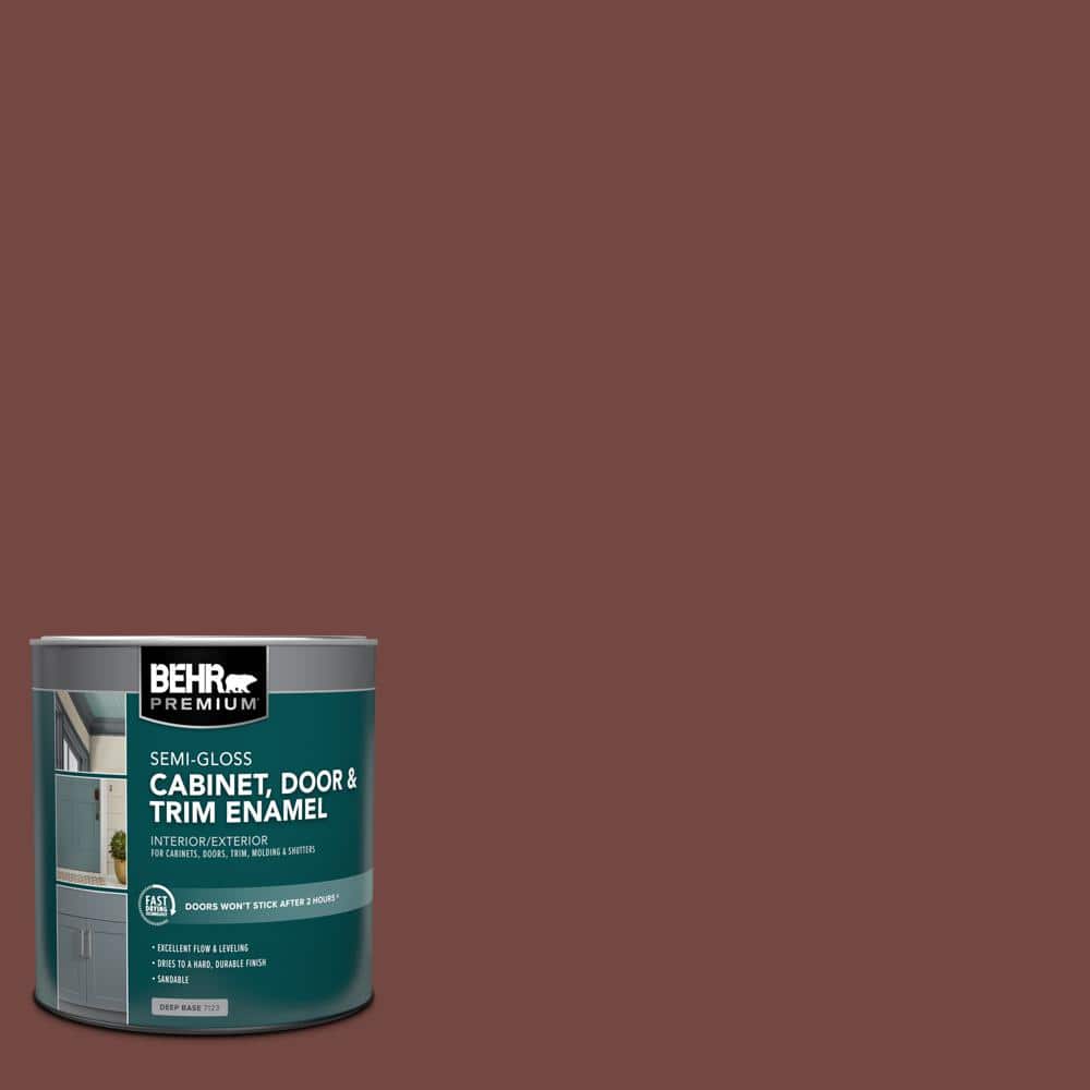 1 qt. #160F-7 Burnished Mahogany Semi-Gloss Enamel Interior/Exterior Cabinet, Door & Trim Paint price history on PriceWatchPro