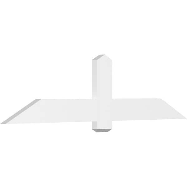 Ekena Millwork Eugene 72 in. W x 18 in. H x 2 in. D Signature Polyurethane Bracket