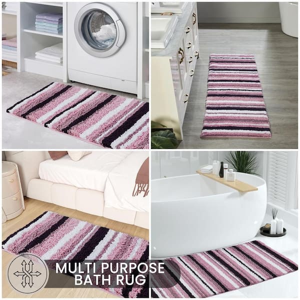 Better Trends Griffie Collection 20 in. x 60 in. Purple Polyester
