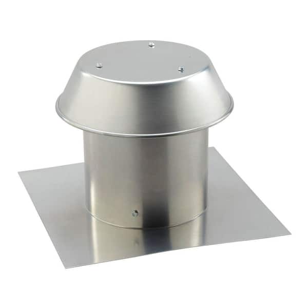 Broan-NuTone Aluminum Flat Roof Cap for 8 in. Round Duct