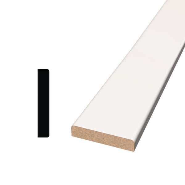 HOUSE OF FARA 5/8 in. D x 3-1/2 in. W x 96 in. L MDF Primed Mullion Casing Moulding