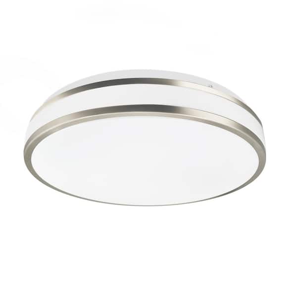 Cedar Hill 13 in. 1-Light Flush Mount Selectable LED Flush Mount Light (1-Pack)
