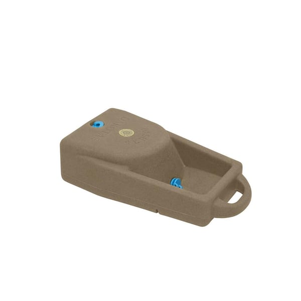 DAKOTA 283 DAKOTA DASH 3.5 GAL. ANTIMICROBIAL PLASTIC WATERING SYSTEM for DOGS in COYOTE GRANITE