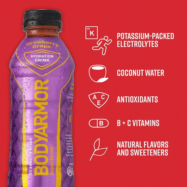 BA 20 Oz. Strawberry Grape Sport Drink (6-Pack)