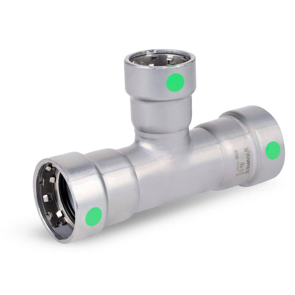 2 in. x 2 in. x 1-1/2 in. Carbon Steel Press Titanpress Reducing Tee EPDM Mechanical price history on PriceWatchPro