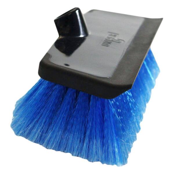 Unger 10 in. Waterflow Scrub Brush with Squeegee