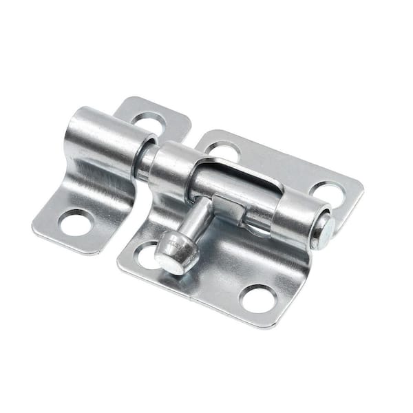 Door and Gate, Slide Barrel Bolt Latch 2 in. with Screws, Zinc Plated, Rust Resistant (Single Pack)