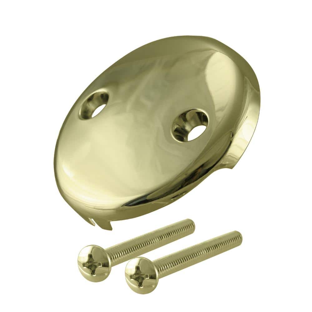 Polished Brass 23" Tip-Toe Bathtub Drain Assembly with Overflow