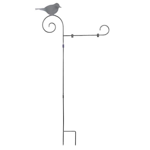45 in. Tall Bird Silhouette Garden Flag Holder Stake