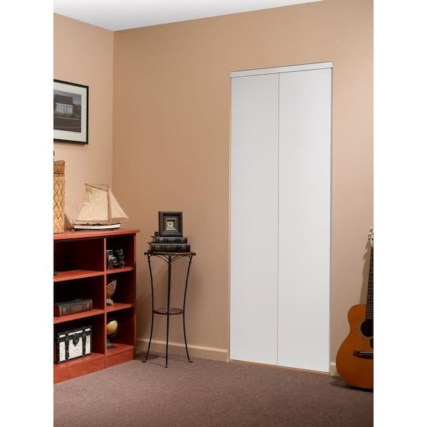 Impact Plus 36 in. x 96 in. Smooth Flush Solid Core White MDF