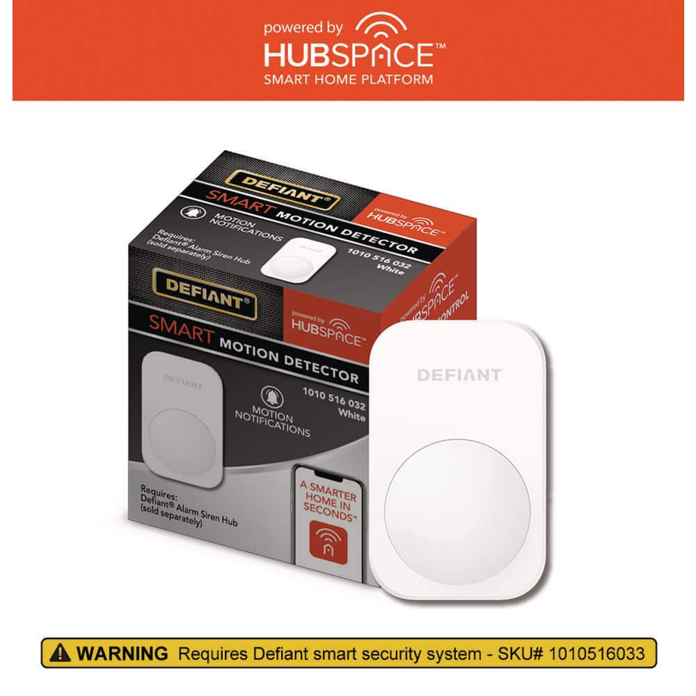 Smart Home Wireless Motion Sensor Alarm, Powered by Hubspace (1-Pack)