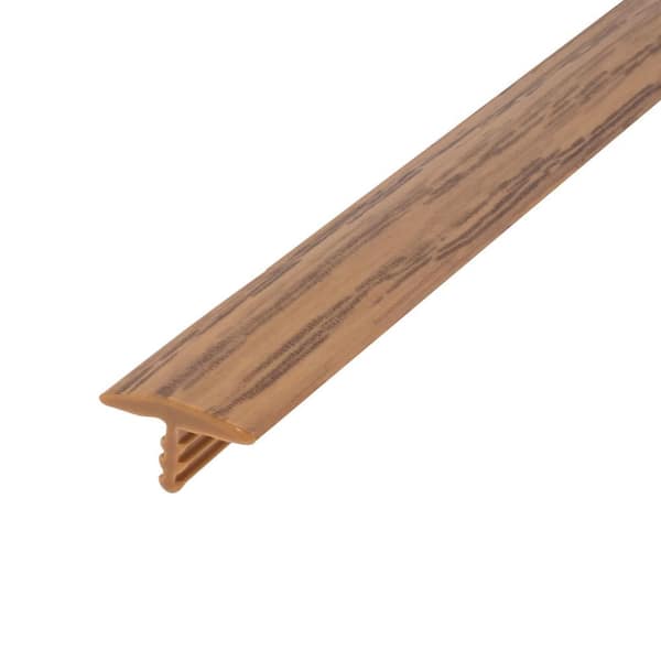 Outwater 1/2 in. Red Oak Flexible Polyethylene Center Barb Hobbyist Pack Bumper Tee Moulding Edging 25 ft. long Coil