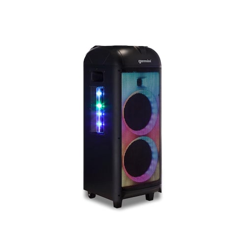Party Light Tower Bluetooth Speaker with Dual 8 in. Woofer Home Audio