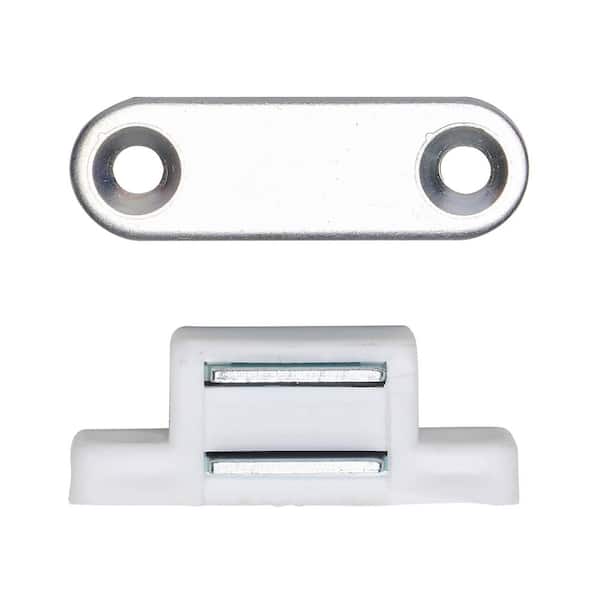 4.4 lbs. Magnetic Catch, White (1-Pack)