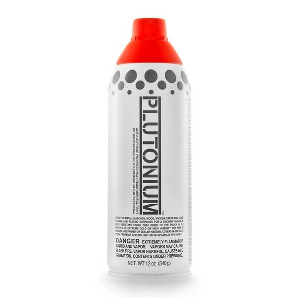 Plutonium 12 oz.. Red Alert Spray Paint
