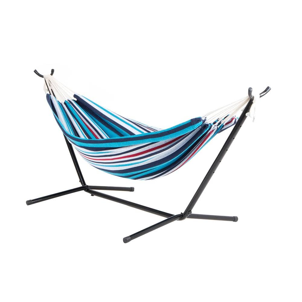 BLISS HAMMOCKS 6.5 ft. Portable Double Hammock Bed with Carry Bag and ...