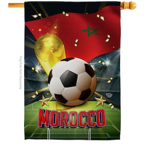 Ornament Collection 28 in. x 40 in. World Cup Japan Soccer House Flag Double-Sided Sports Decorative Vertical Flags