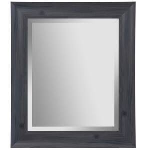 Pinnacle Medium Rectangle Black Mirror, 36 X 48 Mirror Black Frame
