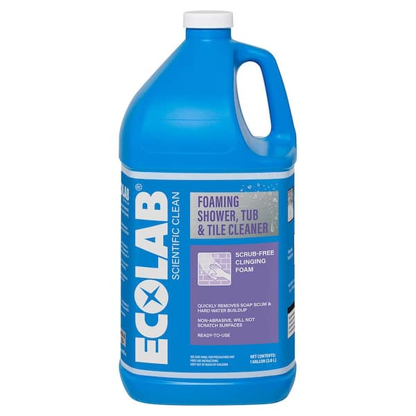 ECOLAB 1 Gal. Foaming Shower, Tub and Tile Cleaner 7700408 - The Home Depot