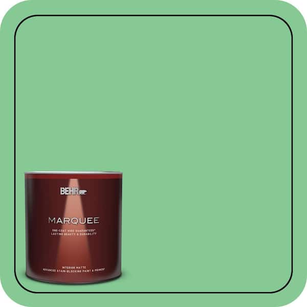 BEHR MARQUEE 1 qt. #P400-4 Good Luck Matte Interior Paint & Primer