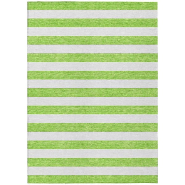 Addison Rugs Chantille ACN528 Lime 2 ft. 6 in. x 3 ft. 10 in. Machine Washable Indoor/Outdoor Geometric Area Rug