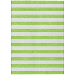 Chantille ACN528 Lime 3 ft. x 5 ft. Machine Washable Indoor/Outdoor Geometric Area Rug