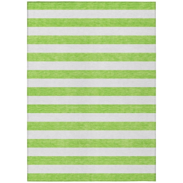 Addison Rugs Chantille ACN528 Lime 8 ft. x 10 ft. Machine Washable Indoor/Outdoor Geometric Area Rug