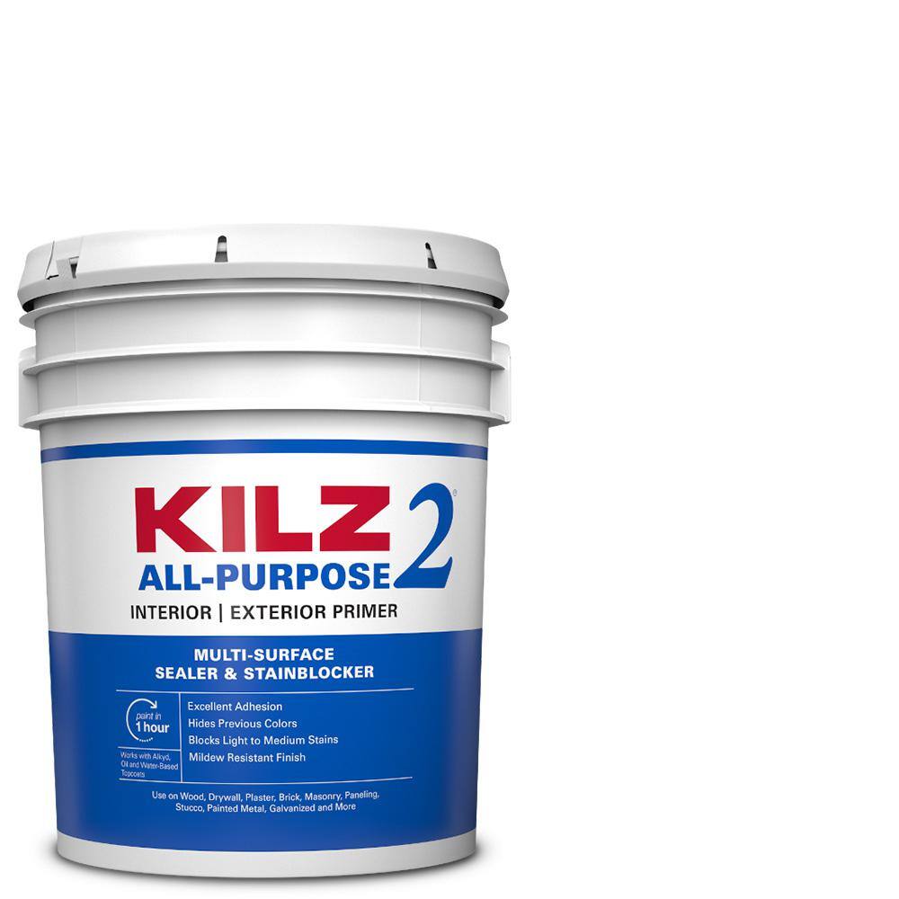 Have A Question About KILZ 2 ALL PURPOSE 5 Gal. White Interior/Exterior ...