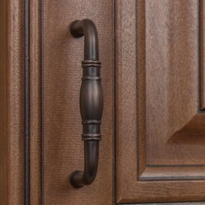3 in. Center-to-Center Oil Rubbed Bronze Pipe Style Cabinet Pulls (10-Pack)