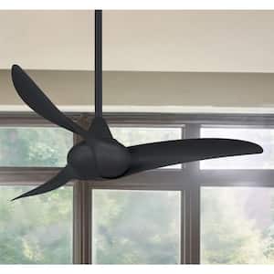 Wave 44 in. Indoor Coal Ceiling Fan with Remote Control