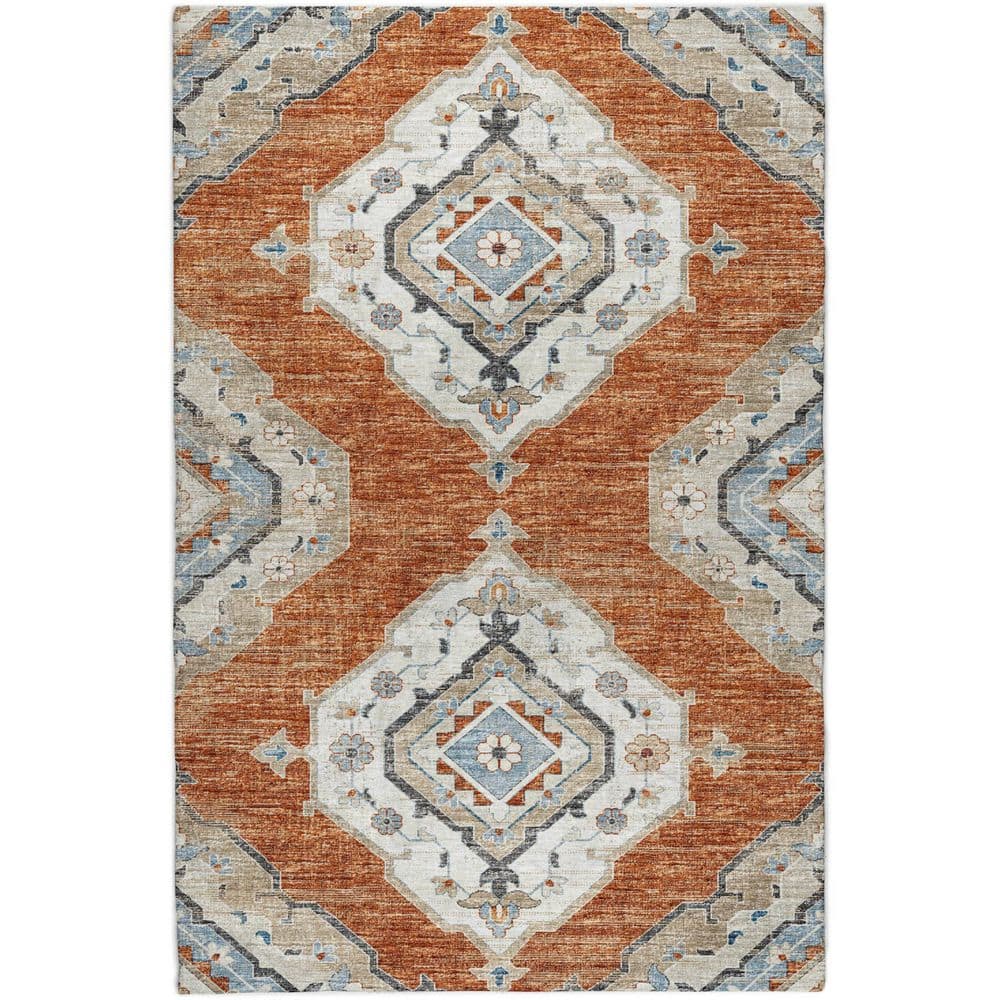Dream Shag Premium Machine Washable Abstract ADS91 Clay 9 ft. x 12 ft. Area Rug price history on PriceWatchPro