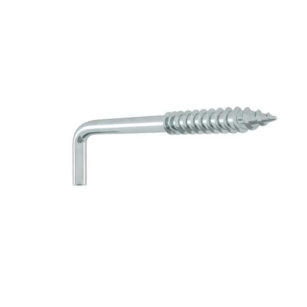 Everbilt #106 Zinc-Plated Square Bend Screw Hook 817051 - The Home