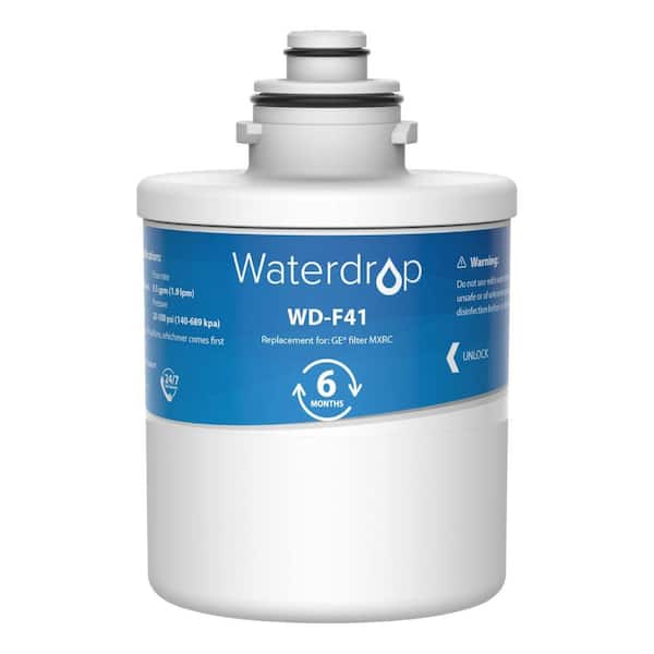 Waterdrop B-WD-MXRC Refrigerator Water Filter, Replacement for GE MXRC, FXRC, FXRT, HXRC, 9905