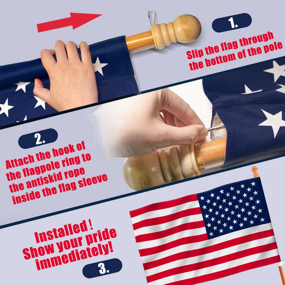 Rip-Proof American USA House Flag 28 x 40 Inch Polyester
