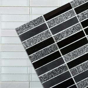 Illumina Shimmer Glossy 11.73 in. x 11.73 in. x 8mm Glass Mesh-Mounted Mosaic Tile (0.96 sq. ft.)
