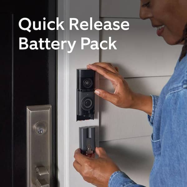 Ring Battery Doorbell Plus (Newest Model) - Retinal 2K with Wide