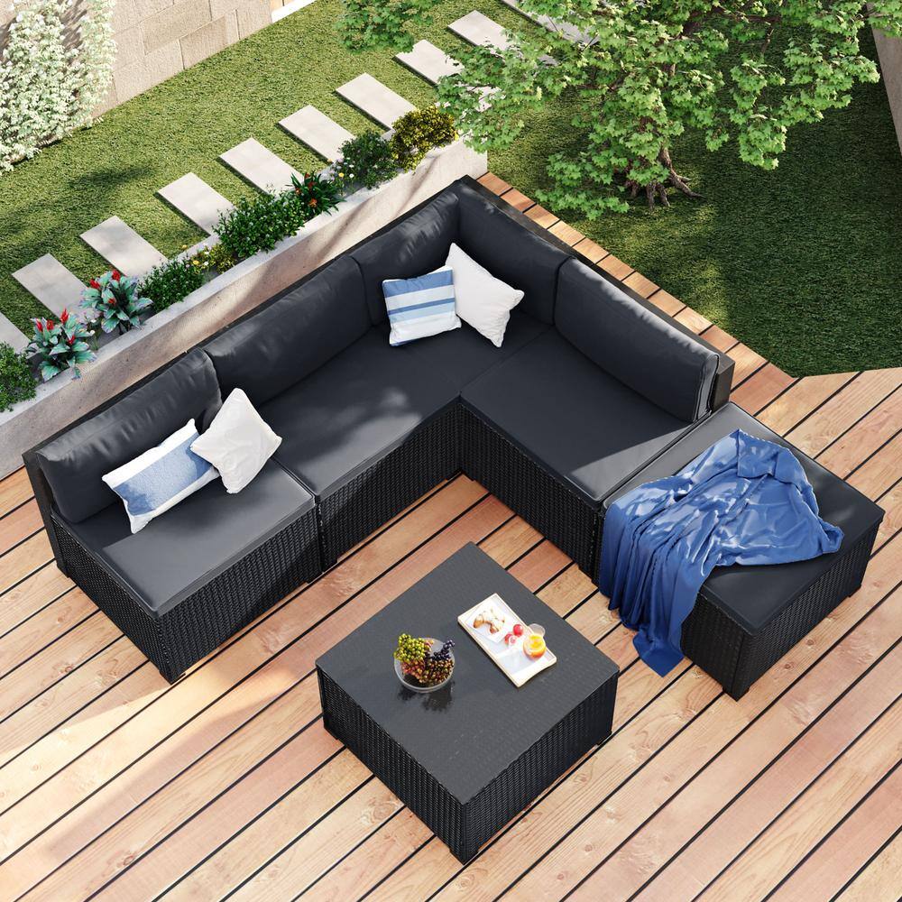 l shaped outdoor couch with storage