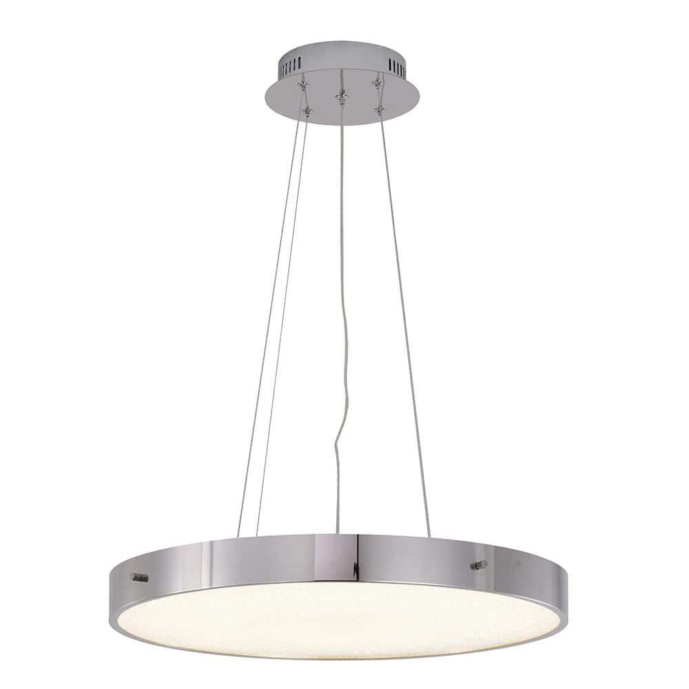 Hunter 30-Watt Integrated LED Chrome Chandelier