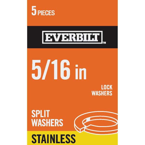 5/16 in. Stainless Steel Lock Washer (5-Pack)