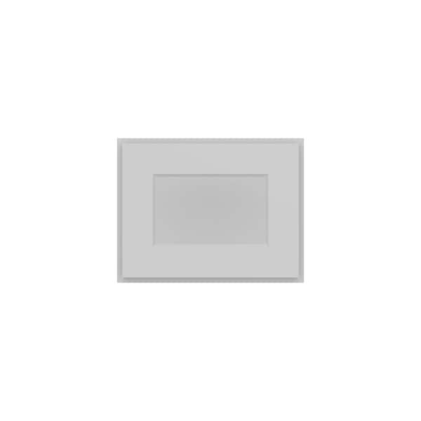 HOMLUX 15 in. W x 12 in. D x 12 in. H in Shaker Dove Ready to Assemble Wall Kitchen Cabinet with No Glasses