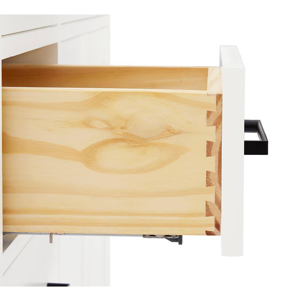 Ariel White 37" Single Basin Vanity with Marble Top