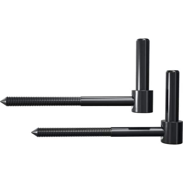 SteelTek Lag Pintel (Sold as Pair), 304 Stainless Steel, Powder Coated Black