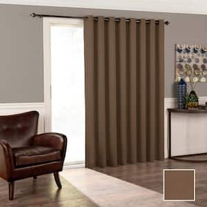ESPRESSO Woven Thermal Blackout Curtain - 100 in. W x 84 in. L