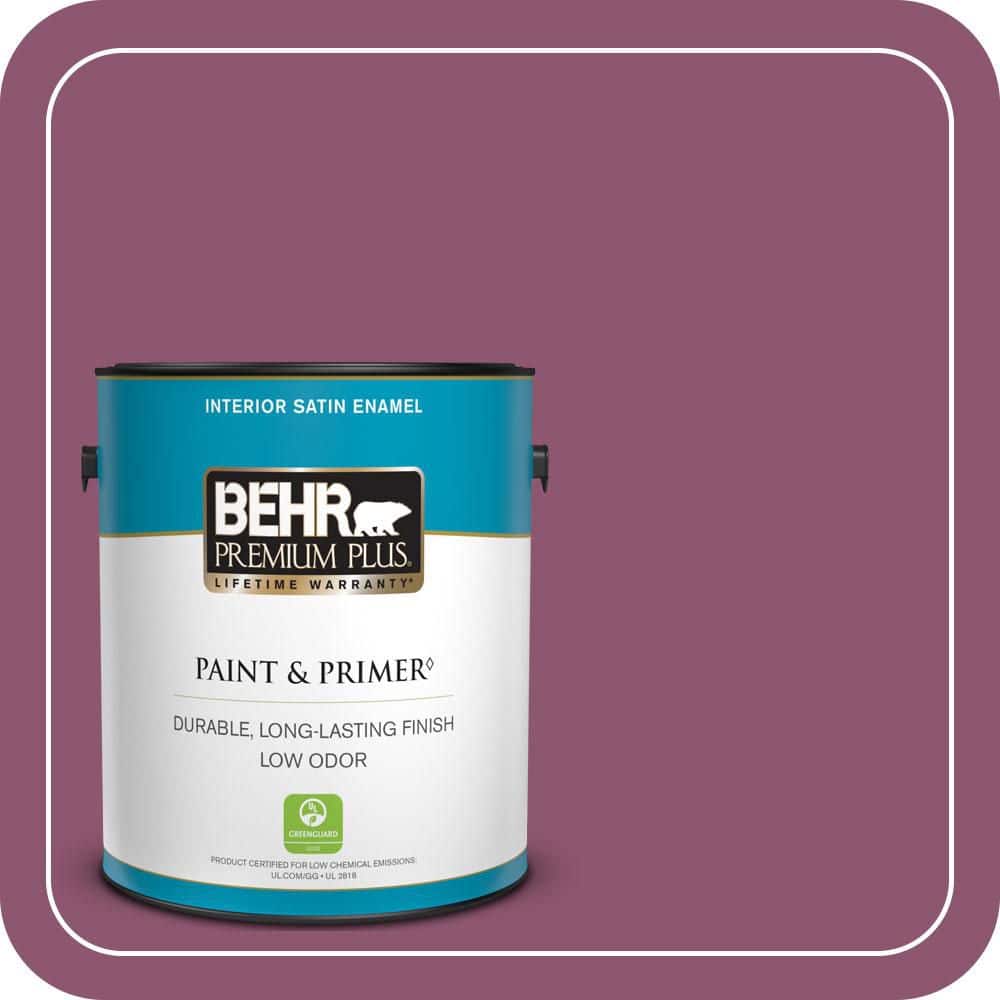 1 gal. #PPU1-17 Majestic Orchid Satin Enamel Low Odor Interior Paint & Primer price history on PriceWatchPro